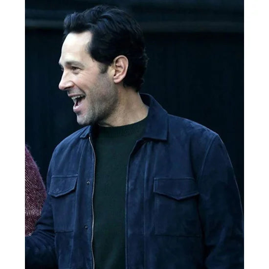 Living with Yourself Paul Rudd Blue Jacket