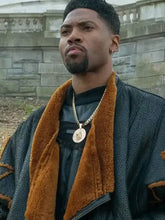 London Brown Shearling Jacket Power Book III: Raising Kanan