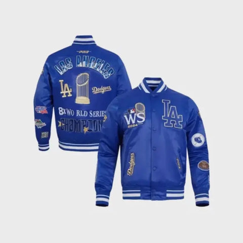 Los Angeles Dodgers Champions Satin Jacket