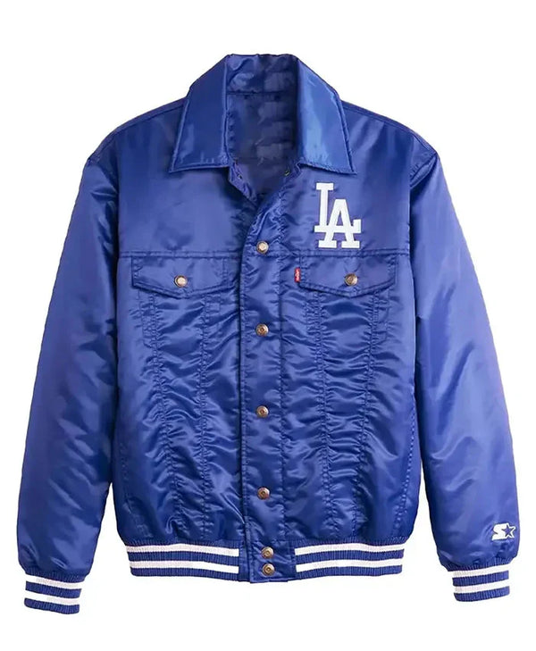 Los Angeles Dodgers Blue Bomber Jacket