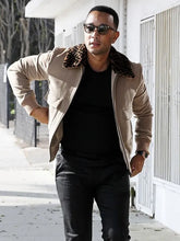 Los Angeles Street Style John Legend Shearling Jacket