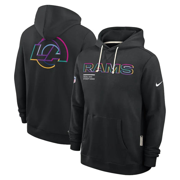 Los Angeles Rams Black 2025 Dri-FIT Hoodie