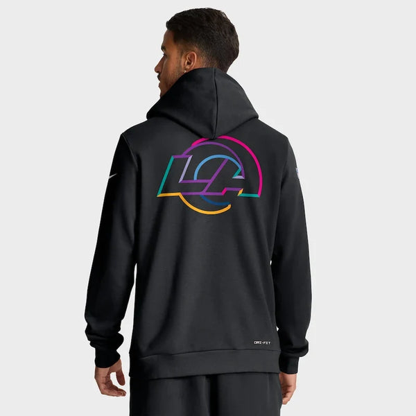 Los Angeles Rams Black 2025 Dri-FIT Hoodie