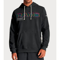 Los Angeles Rams Black 2025 Dri-FIT Hoodie
