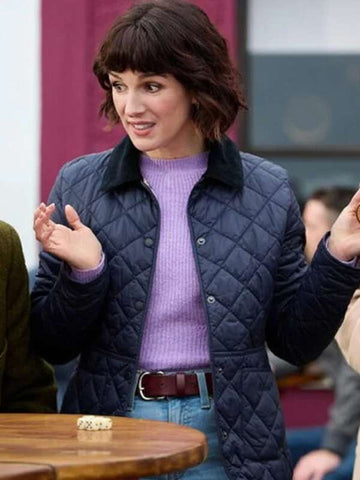 Shenae Grimes-Beech Love Of The Irish 2025 Quilted Jacket