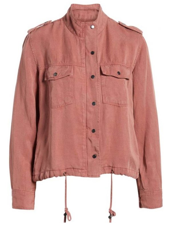 Megan Garner Lucifer S05 Military Denim Jacket