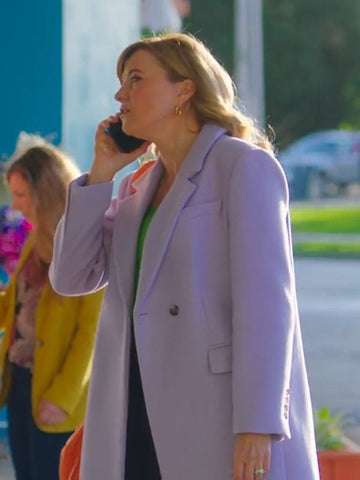 My Life Is Murder Season 3 Lucy Lawless Purple Coat
