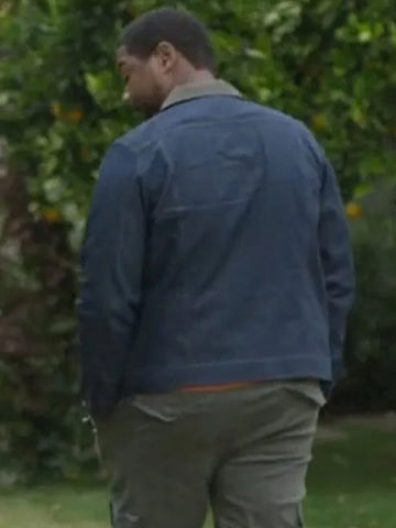 Sean Shrinking Tv Series Blue Cotton Jacket