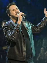 Luke Bryan American Idol 2024 Leather Jacket