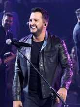 Luke Bryan American Idol 2024 Leather Jacket