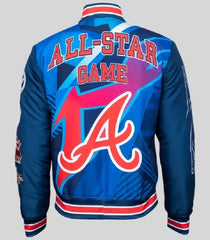 MLB All-Star Atlanta Braves Usher Blue Varsity Jacket