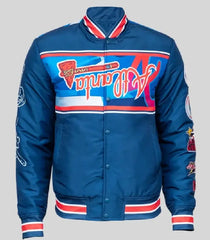 MLB All-Star Atlanta Braves Usher Blue Varsity Jacket