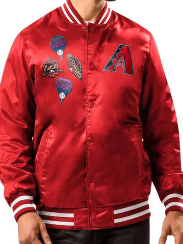 Arizona Diamondbacks Patches Varsity Jacket