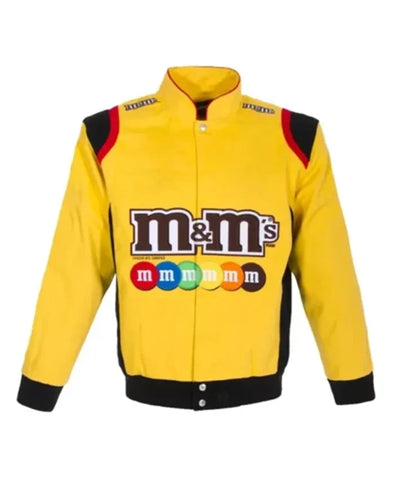 M&Ms Kyle Busch Yellow Bomber Jacket