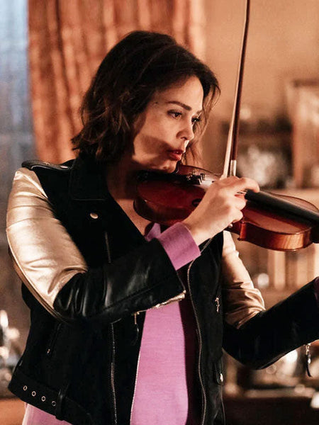 Mademoiselle Holmes S01 Charlie Holmes Leather Jacket