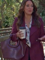 Angelique Cabral Maggie Maroon Coat