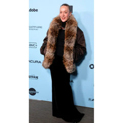 Magic Farm Edna Brown Fur Jacket