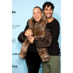 Magic Farm Edna Brown Fur Jacket