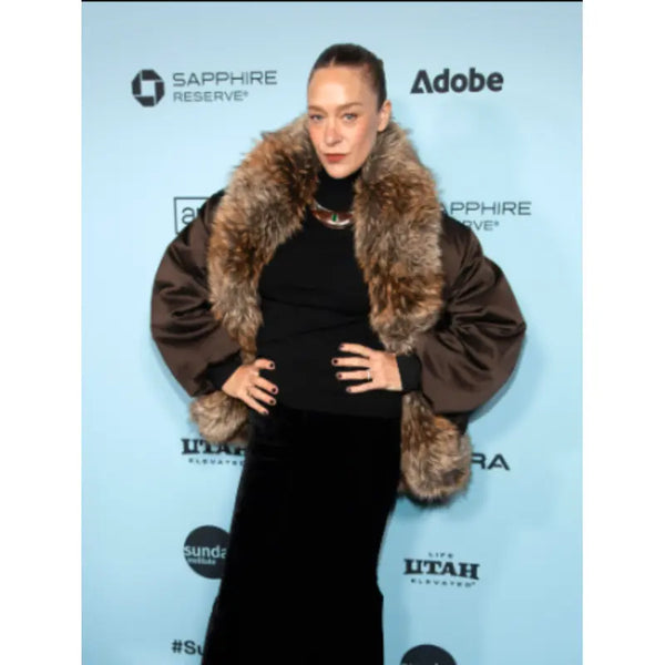 Magic Farm Edna Brown Fur Jacket