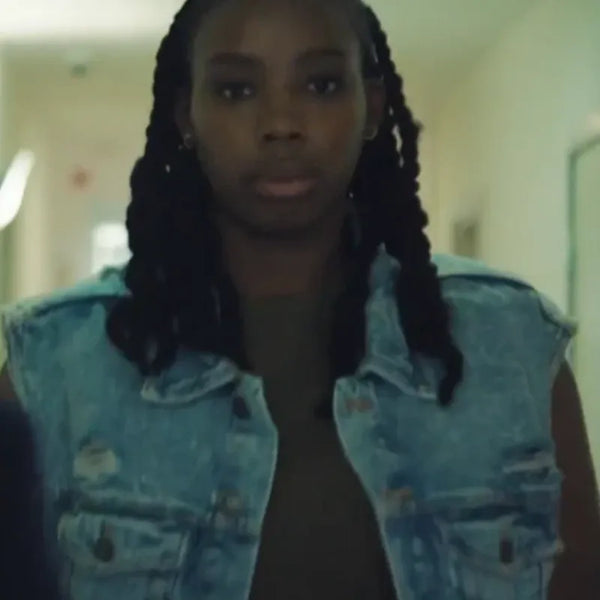 Shaniqua Okwok Maigret S01 Blue Denim Vest
