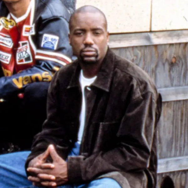 Malik Yoba New York Undercover Brown Velvet Jacket