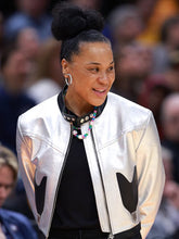 Dawn Staley Silver Leather Jacket