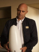 Atlas 2024 Mark Strong Black Bomber Jacket