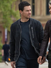 Mark Wahlberg The Union 2024 Black Leather Jacket