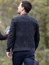 Mark Wahlberg The Union 2024 Black Leather Jacket