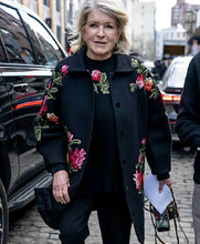 Martha Stewart New York Fashion Week Floral Coat