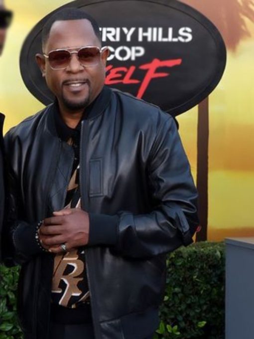 Martin Lawrence Beverly Hills Cop Axel F 2024 Movie Premiere Leather Jacket