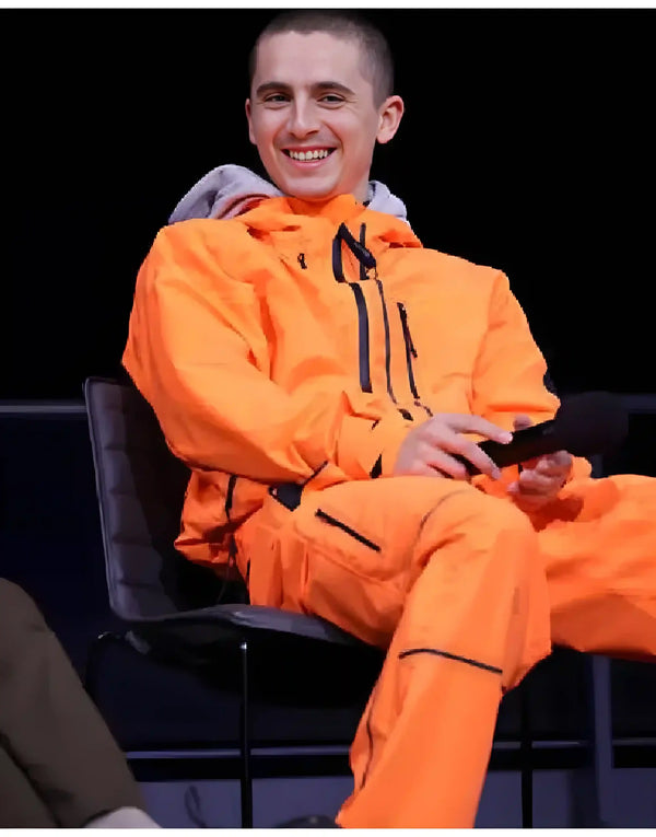 Marty Supreme Timothée Chalamet Orange Tracksuit