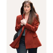 Dakota Johnson Materialists Red Blazer