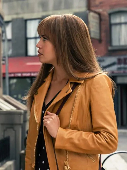 Max Mitchell Wild Cards Brown Leather Jacket