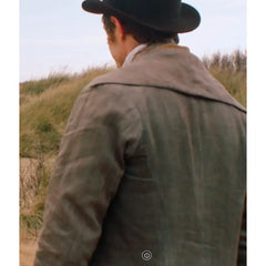 Max Irons Miss Austen Grey Trench Coat