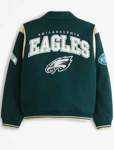 Mcdaniel Green Philadelphia Eagles Wool Varsity Jacket