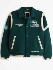Mcdaniel Green Philadelphia Eagles Wool Varsity Jacket