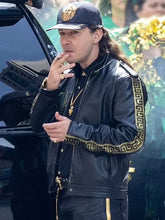 Megalopolis 2024 Shia LaBeouf Black Leather Jacket