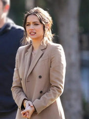 Ana de Armas Deep Water Trench Coat