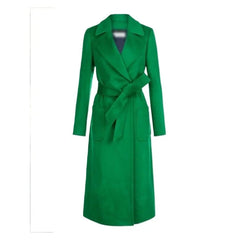 The Equalizer S04 Liza Lapira Green Belted Coat