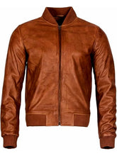Men’s Dark Brown Bomber Jacket