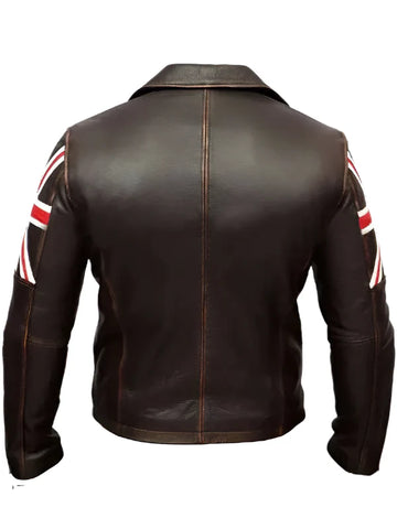 United Kingdom Flag Biker Jacket