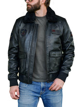 Pedro Black US Navy G1 Flight Jacket