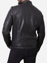 Mason Cafe Racer Genuine Black Leather Jacket