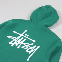 Unisex Basic Stussy Pullover Green Hoodie