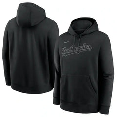 Los Angeles Dodgers Nike Black Pullover Hoodie