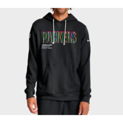 Green Bay Packers Black 2025 Dri-FIT Hoodie