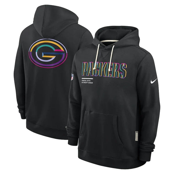 Green Bay Packers Black 2025 Dri-FIT Hoodie