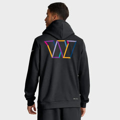 Washington Commanders Black 2025 Dri-FIT Hoodie