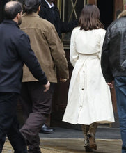 Camila Mendes Cream Trench Coat